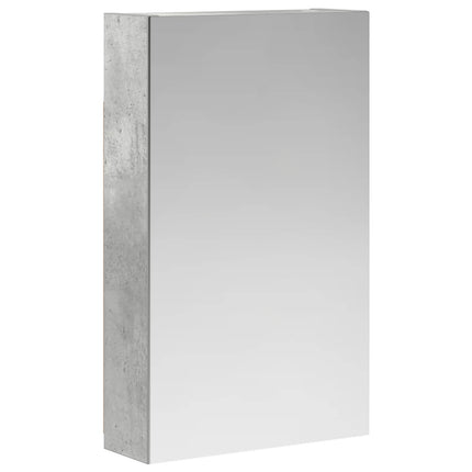 Badrumsspegelskåp Betonggrå 30 x 10,5 x 50 cm Konstruerat trä