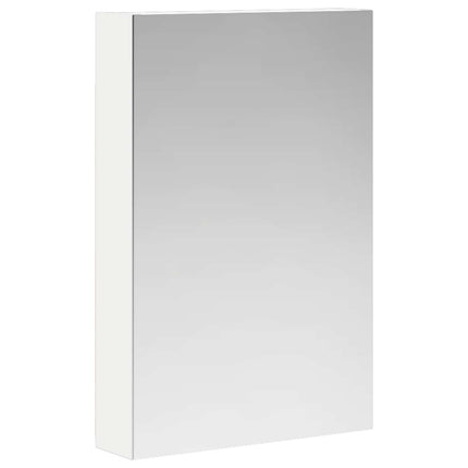 Badrumsspegelskåp Vit 40 x 10,5 x 60,5 cm Konstruerat trä