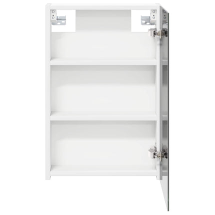 Badrumsspegelskåp Vit 40 x 10,5 x 60,5 cm Konstruerat trä