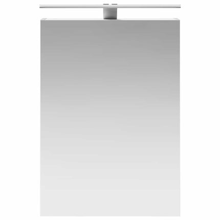 Badrumsspegelskåp Vit 50 x 14,5 x 70 cm Konstruerat trä