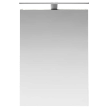 Badrumsspegelskåp Betonggrå 50 x 14,5 x 70 cm Konstruerat trä
