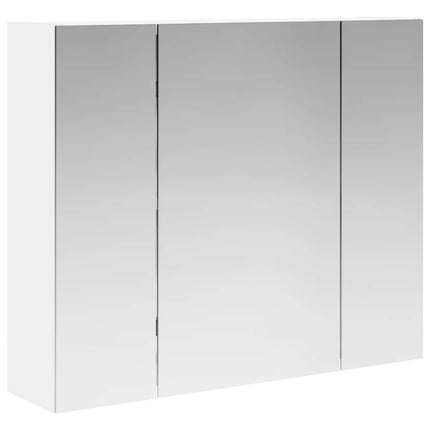 Badrumsspegelskåp för Vit 60 x 14,5 x 50 cm Konstruerat trä