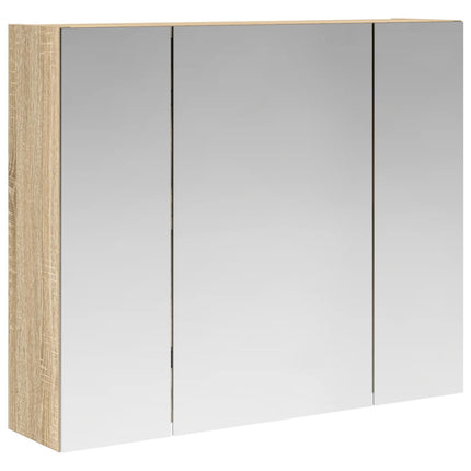Badrumsspegelskåp Sonoma-ek 60 x 14,5 x 50 cm Konstruerat trä