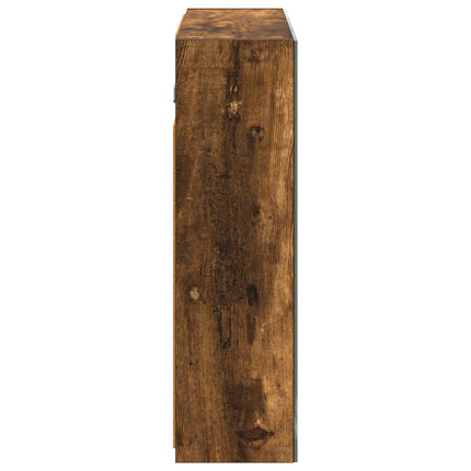 Badrumsspegelskåp för Rökt ek 60 x 14,5 x 50 cm