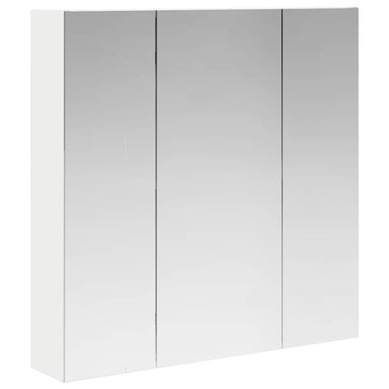 Badrumsspegelskåp för Vit 70 x 14,5 x 70 cm Konstruerat trä
