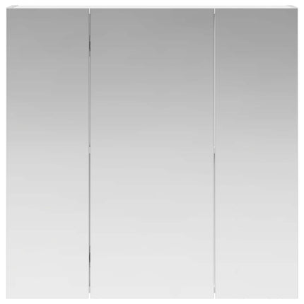 Badrumsspegelskåp för Vit 70 x 14,5 x 70 cm Konstruerat trä