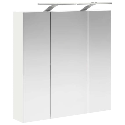 Badrumsspegelskåp för Vit 70 x 14,5 x 70 cm Konstruerat trä
