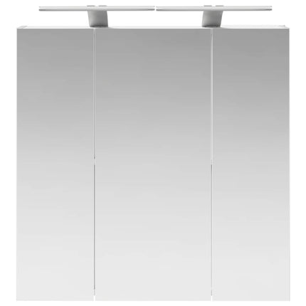 Badrumsspegelskåp för Vit 70 x 14,5 x 70 cm Konstruerat trä
