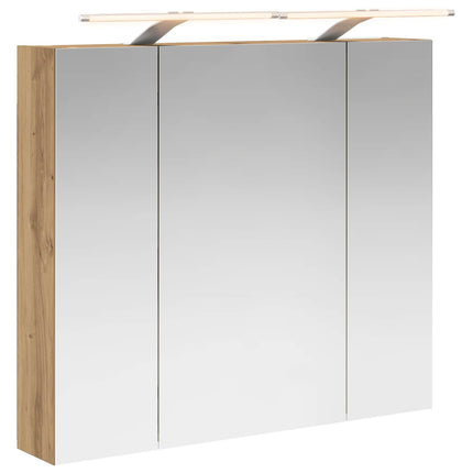 Badrumsspegelskåp Artisan Ek 80 x 14.5 x 70 cm Konstruerat trä