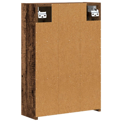 Badrumsspegelskåp Gammalt trä 43 x 16 x 62.5 cm Konstruerat trä
