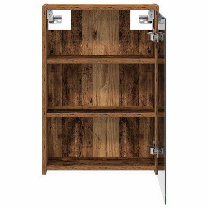 Badrumsspegelskåp Gammalt trä 43 x 16 x 62.5 cm Konstruerat trä
