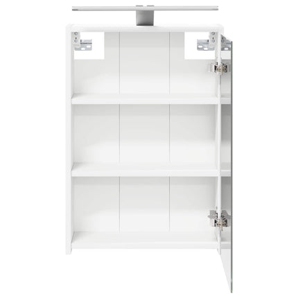 Badrumsspegelskåp Vit 43 x 16 x 62.5 cm Konstruerat trä