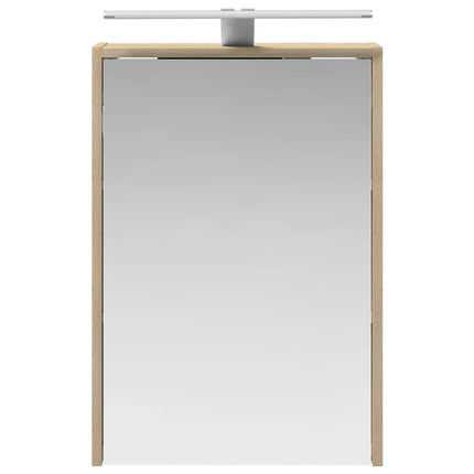 Badrumsspegelskåp Sonoma-ek 43 x 16 x 62.5 cm Konstruerat trä