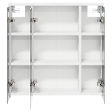 Badrumsspegelskåp för Vit 63,5 x 16 x 62,5 cm Konstruerat trä