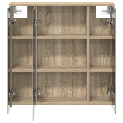 Badrumsspegelskåp Sonoma-ek 63,5 x 16 x 62,5 cm Konstruerat trä