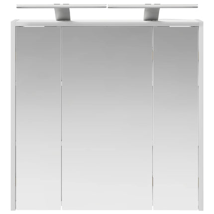 Badrumsspegelskåp för Vit 63,5 x 16 x 62,5 cm Konstruerat trä