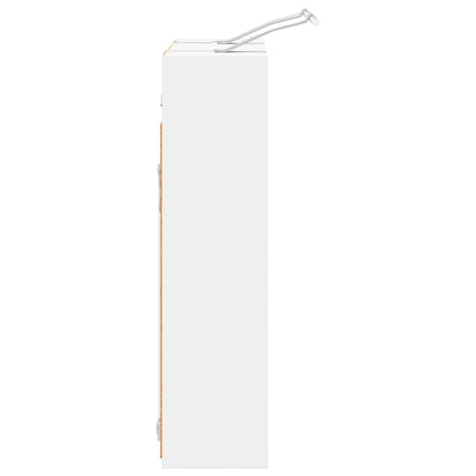 Badrumsspegelskåp för Vit 63,5 x 16 x 62,5 cm Konstruerat trä