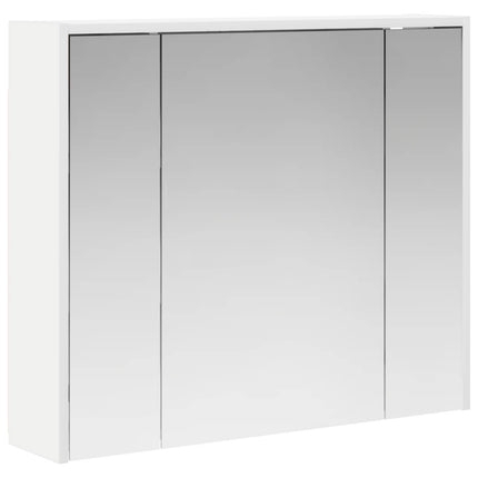Badrumsspegelskåp för Vit 73,5 x 16 x 62,5 cm Konstruerat trä