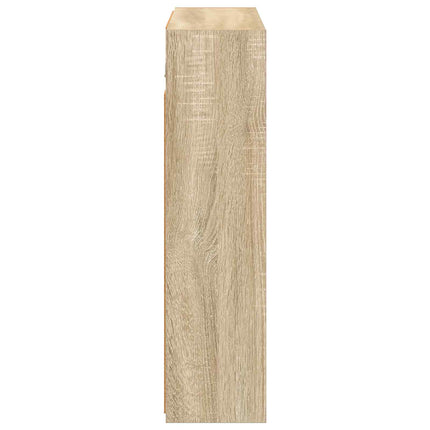 Badrumsspegelskåp Sonoma-ek 73,5 x 16 x 62,5 cm Konstruerat trä