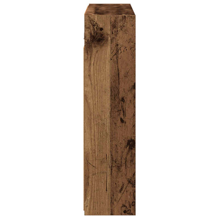 Badrumsspegelskåp Gammalt trä 73,5 x 16 x 62,5 cm