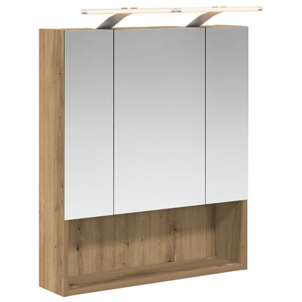 Badrumsspegelskåp Artisan Ek 60 x 14.5 x 70 cm Konstruerat trä