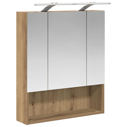 Badrumsspegelskåp Artisan Ek 60 x 14.5 x 70 cm Konstruerat trä