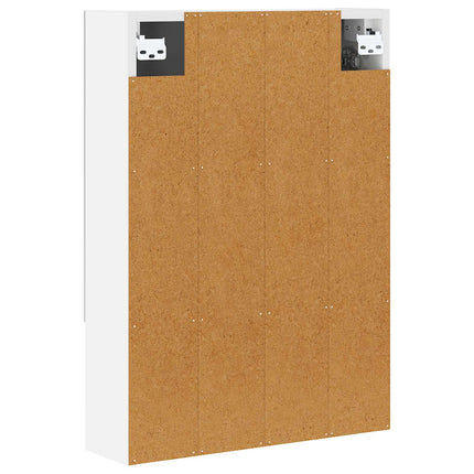 Badrumsspegelskåp Vit 50 x 14,5 x 70 cm Konstruerat trä