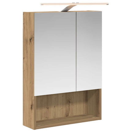 Badrumsspegelskåp Artisan Ek 50 x 14,5 x 70 cm Konstruerat trä