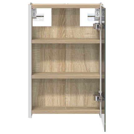 Badrumsspegelskåp Sonoma-ek 33 x 11,5 x 50 cm Konstruerat trä