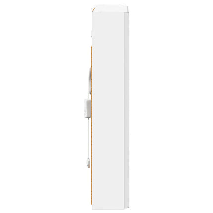 Badrumsspegelskåp för Vit 43 x 11,5 x 60,5 cm Konstruerat trä
