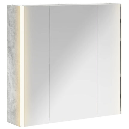 Badrumsspegelskåp Betonggrå 63,5 x 15,5 x 60,5 cm