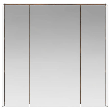 Badrumsspegelskåp Rökt ek 63,5 x 15,5 x 60,5 cm Konstruerat trä