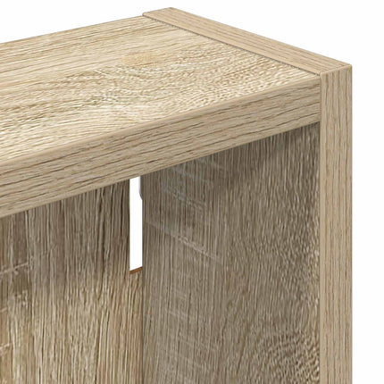 Badrumsväggskåp Sonoma-ek 20 x 10 x 50 cm Konstruerat trä