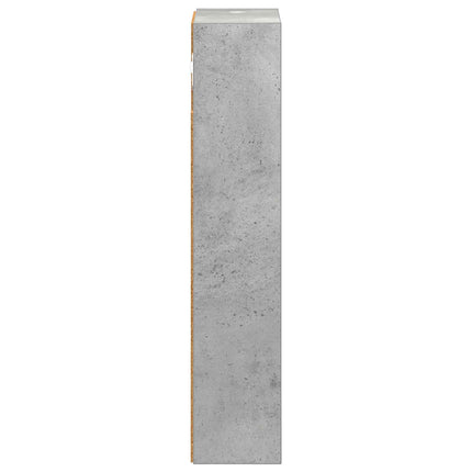 Badrumsväggskåp BetongGrå 20 x 10 x 50 cm Konstruerat trä