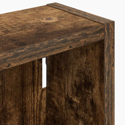 Badrumsväggskåp Rökt Ek 20 x 10 x 50 cm Konstruerat trä