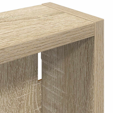 Badrumsväggskåp Sonoma-ek 20 x 10 x 60,5 cm Konstruerat trä