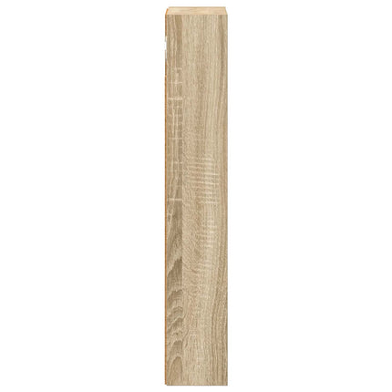 Badrumsväggskåp Sonoma-ek 20 x 10 x 60,5 cm Konstruerat trä