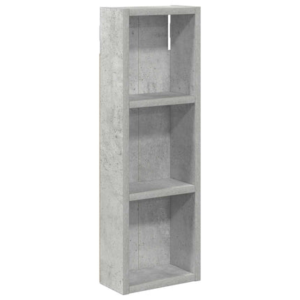 Badrumsväggskåp BetongGrå 20 x 10 x 60,5 cm Konstruerat trä