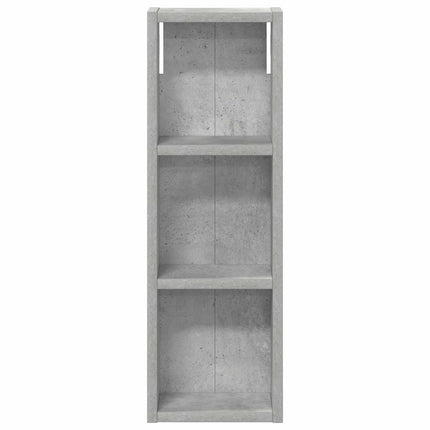 Badrumsväggskåp BetongGrå 20 x 10 x 60,5 cm Konstruerat trä