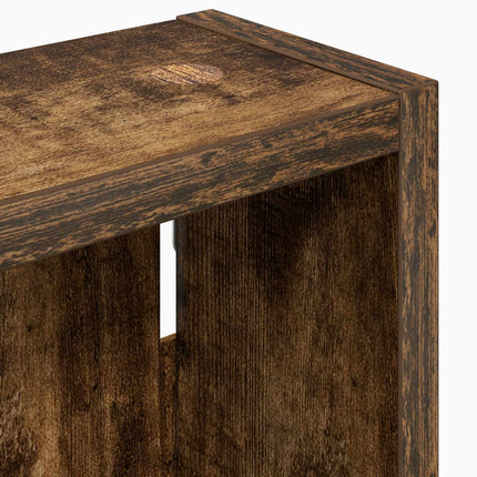 Badrumsväggskåp Rökt Ek 20 x 10 x 60,5 cm Konstruerat trä