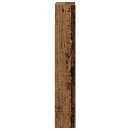 Badrumsväggskåp Gammalt trä 20 x 10 x 60,5 cm Konstruerat trä