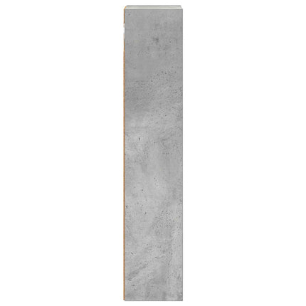 Badrumsväggskåp BetongGrå 20 x 14 x 70 cm Konstruerat trä