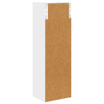 Badrumsväggskåp med hylla Vit 20 x 16 x 62,5 cm Konstruerat trä