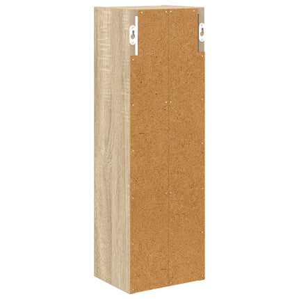 Badrumsväggskåp Sonoma-ek 20 x 16 x 62,5 cm Konstruerat trä