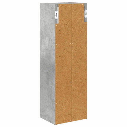 Badrumsväggskåp BetongGrå 20 x 16 x 62,5 cm Konstruerat trä