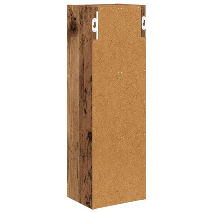 Badrumsväggskåp Gammalt trä 20 x 16 x 62,5 cm Konstruerat trä