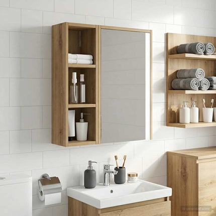 Badrumsväggskåp Artisan Ek 20 x 16 x 62,5 cm Konstruerat trä