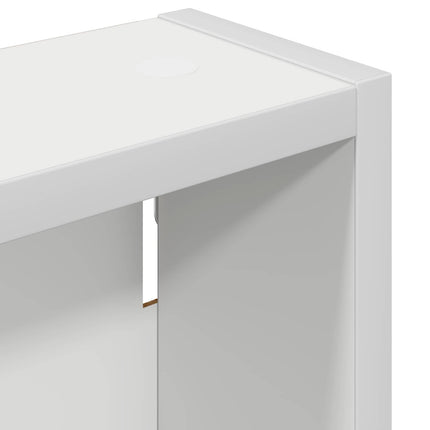 Badrumsväggskåp med hylla Vit 30 x 10 x 50 cm Konstruerat trä