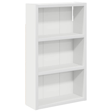 Badrumsväggskåp med hylla Vit 30 x 10 x 50 cm Konstruerat trä