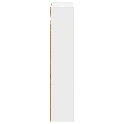 Badrumsväggskåp med hylla Vit 30 x 10 x 50 cm Konstruerat trä
